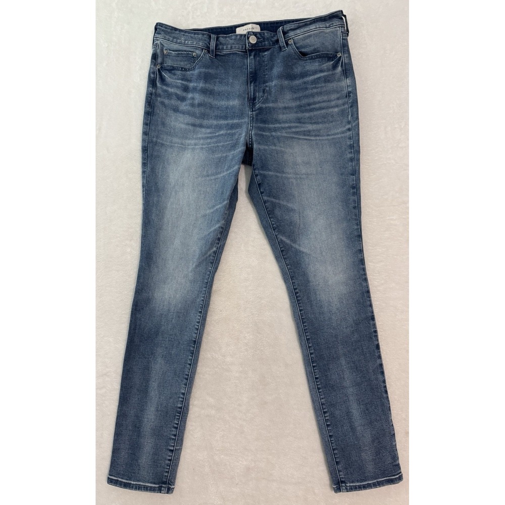Pacsun Jeans Mens 36x32 Medium Wash Stretch Cotton Stacked Skinny Denim Jeans